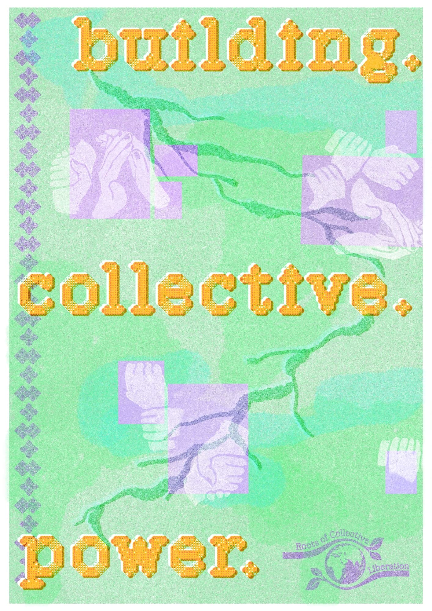 Roots of Collective Liberation graphic design piece