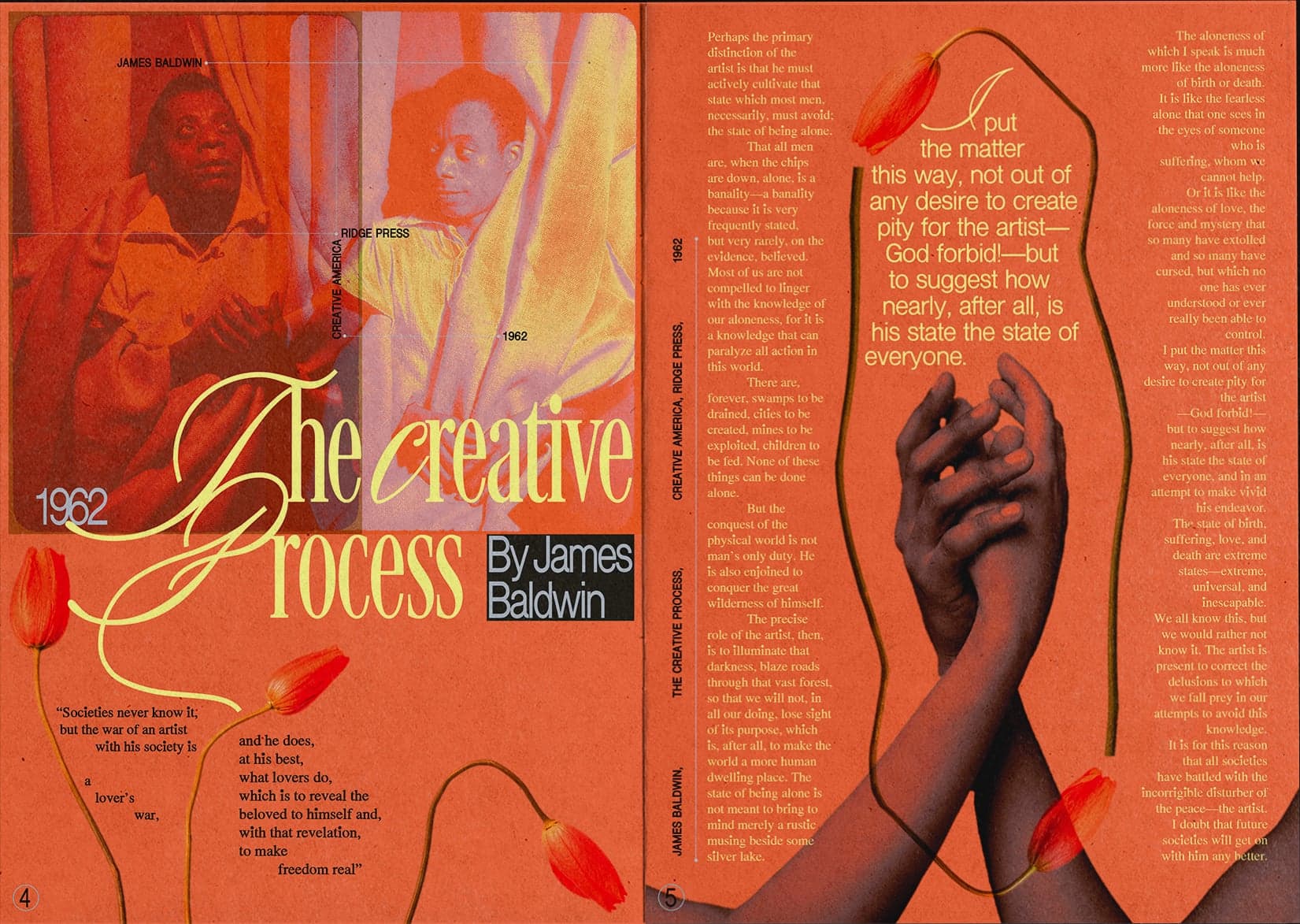 The Creative Process graphic design piece